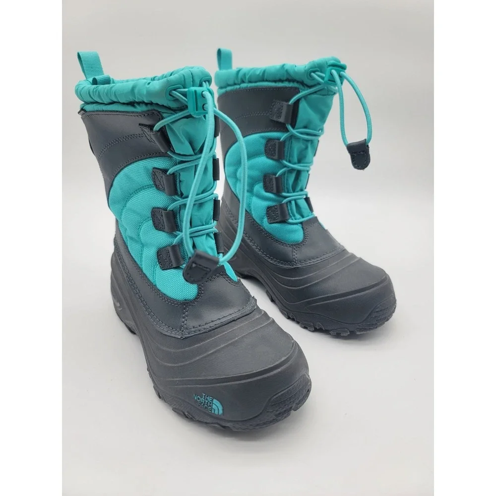The North Face Kids ThermaFelt Winter Snow Boots Turquoise Black US 3